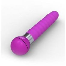 Розовый волнообразный вибромассажёр Touch - 20,5 см. Розовый