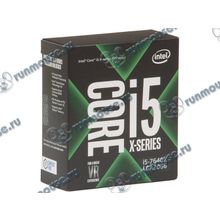 Процессор Intel "Core i5-7640X" (4.00ГГц, 4x256КБ+6МБ, EM64T) Socket2066 (Box) (ret) [139940]