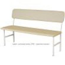 Банкетка медицинская со спинкой HILFE МД БС