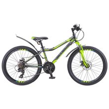 Велосипед STELS Navigator 420 MD 24 V010 (2018) 13" Чёрный-зелёный LU073802