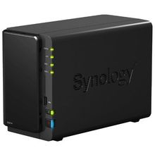 Сетевое хранилище SYNOLOGY DS214, 2xSATA HDD 3.5" or 2.5", RAID 0, 1, 1 ports USB 2.0, 2 ports USB 3.0, 1 port 10 100 1000Mbps, USB принт сервер