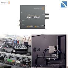 Устройство записи Blackmagic Design Mini Converter - HDMI to SDI 6G  CONVMBHS24K6G