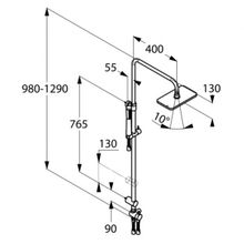 Душевая система Kludi A-Qa Dual Shower System (4919105)