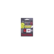 карта памяти TransFlash 8Gb MicroSDHC class 10 SanDisk Ultra Android, SDSDQUA-008G-U46A, адаптер