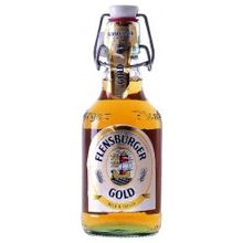 Пиво Фленсбургер Голд, 0.330 л., 4.8%, фильтрованное, светлое, стеклянная бутылка, 24