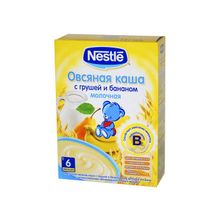 Каша Нестле (Nestle) Овсяная с грушей и бананом 250г с 6мес.