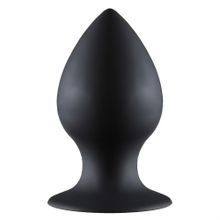 Чёрная анальная пробка Thick Anal Plug Small - 7,8 см. Черный