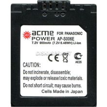 Аккумулятор PANASONIC CGR-S006 (AcmePower)