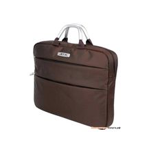 Сумка для ноутбука Jet.A LB15-04 до 15,6 (Кофейный, качественный нейлон полиэстер, стильный дизайн, аллюминевые ручки, SIZE 415*55*315мм)