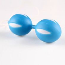 Sextoy 2011 Голубые вагинальные шарики SMART BALLS в блистере - 3 см.