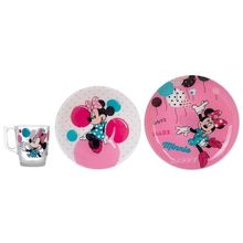 Детский набор Luminarc DISNEY PARTY MINNIE 3 предмета ОАЭ N5279