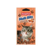 Беафар Malt-Bits Подушечки для кошек с мальт-пастой +лосось 35 гр.