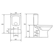 Унитаз-компакт Cersanit Easy 356 ES011