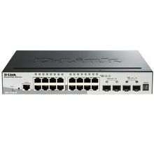 d-link (Коммутатор d-link web smartpro switch with 16 ports 10 100 1000mbps and 4 ports 100 1000 sfp) dgs-1510-20 a1a