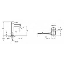 Смеситель Jacob Delafon Cuff E37303-CP для раковины