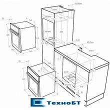 Встраиваемый газовый духовой шкаф Maunfeld MGOGG 673RIB TM