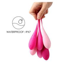 FeelzToys Набор из 6 розовых вагинальных шариков FemmeFit Pelvic Muscle Training Set (розовый)