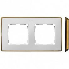 Рамка 2 поста 82 DETAIL, белый |  код. 8201620-245 |  Simon