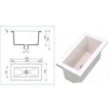 Мойка сливная SNK 3015 (250х100х150) Италия