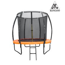 Каркасный батут DFC Trampoline Kengoo II 8FT-BAS-BO 244х244х205 см оранжевый черный