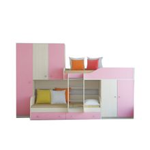 РВ мебель Лео дуб молочный розовая