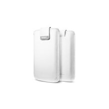 Кожаный чехол для iPhone 5 SGP Crumena pouch, цвет white (SGP09513)