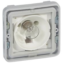 Световой индикатор - Программа Plexo - для ламп E10 - 230 В - серый белый | код 069583 | Legrand