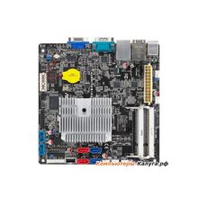 Мат. плата ASUS HUMMINGBIRD &lt;Intel Atom D510 on board, iNM10, 2*DDR2 SO-DIMM, PCI-Ex1, SVGA, 4 SATA, 2*GB Lan, mini ITX, Retail&gt;