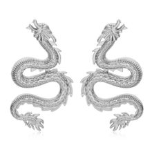 Серьги-гвоздики "Драконы" (арт. 81274-2)