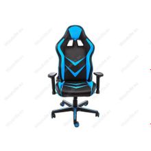 Компьютерное кресло Racer черное   голубое