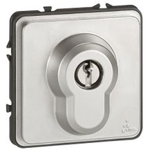 Кнопка с ключом трехпозиционная - Программа Soliroc - 6 A - 230 В - IK 10 - IP 54 | код 077875 | Legrand