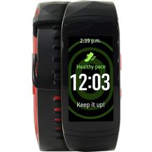 Samsung GEAR Fit2 Pro    SM-R365NZRASER    Black&Red (1GHz, 512MbRAM, 1.5" 432x216 AMOLED, BT+WiFi+GPS, 4Gb, Tizen)