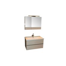 Aquanet Мебель для ванной Тоника 75 (белый дуб) - Раковина-столешница Нота-75