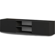 Case Гостиная Порту Венге Черный глянец