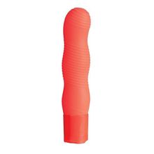 NMC Оранжевый вибромассажёр с рельефом PURE 3.5INCH VIBRATOR ORANGE - 9 см.