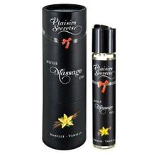 Plaisir Secret Массажное масло с ароматом ванили Huile de Massage Gourmande Vanille - 59 мл.