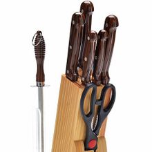 27427 Набор ножей 8пр на подст. + мусата MB (х12)