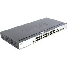 Коммутатор   D-Link  DES-3200-28  C1A  Switch 28port (24UTP 10 100Mbps + 2UTP 10 100 1000Mbps + 2Combo 1000BASE-T SFP)