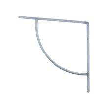Кронштейн арочный (выгнутый) 250х250х20 мм, серебряный СибрТех 94059