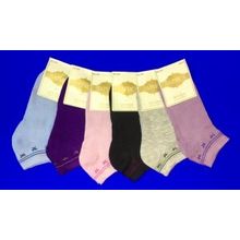 Женские носки укороченные ажурные