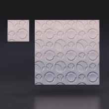 Стеновая гипсовая 3D панель – Лабиринт, 500х500mm