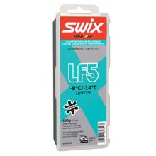 Мазь скольжения Swix LF5X (-8-14 C), Turquoise с крышкой