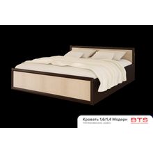 BTS Кровать на 160 LIGHT с проложками ДСП, без матраса Модерн ID - 498818