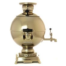 Электрический самовар 5 литров желтый "шар", арт. 110268