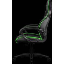 Кресло для геймера Aerocool AC60C AIR-BG , черно-зеленое