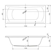 Передняя панель для акриловой ванны  Cezares EM-180-SCR