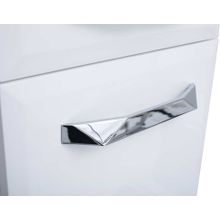 Тумба подвесная Sanstar Cristal 60 2 ящ, белая (ум-к Фостер 60)