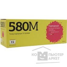 T2 TK-580M Тонер-картридж  TC-K580M для Kyocera FS-C5150DN ECOSYS P6021cdn 2800 стр. пурпурный, с чипом