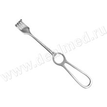 Крючок хирургический Kocher 4-хзубый острый 220мм 15х20мм, Medicor, Венгрия