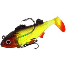 Твистер оснащённый Mikado CRYSTAL FISH WX5561 10 см. 011, 38г. ( 2 шт.)